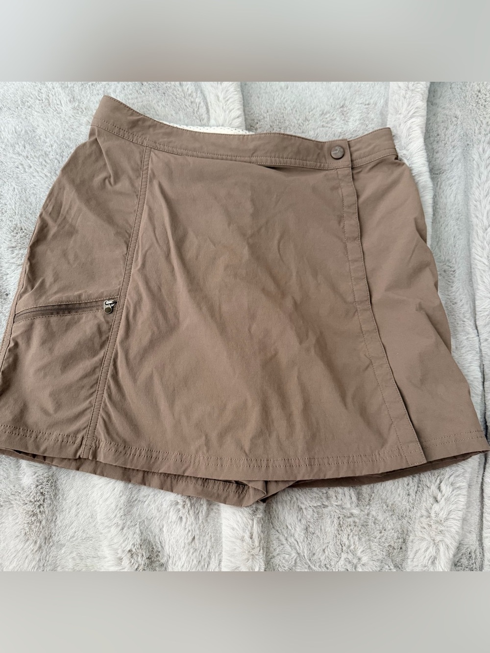 L.L. Bean Brown Outdoor Skort Size 4 Preowned